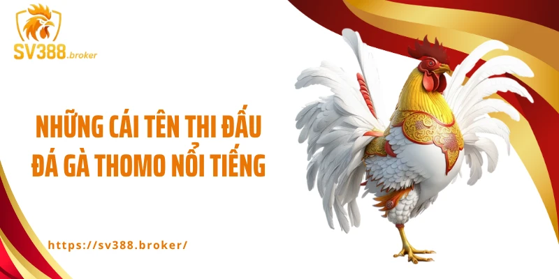 Những cái tên thi đấu đá gà Thomo nổi tiếng