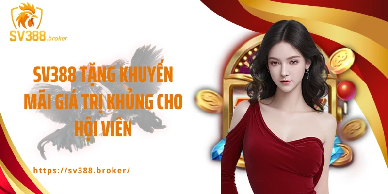SV388 tặng khuyến mãi giá trị khủng cho hội viên